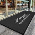 ALLEVI Custom Door Mat Commercial Rugs for Business Area Rugs Entryway Carpets Personalized Logo Text 12.1'X 3' 6MM Thick Welcome Indoor Outdoor Floor Mat for Office Home Kitchen Garden