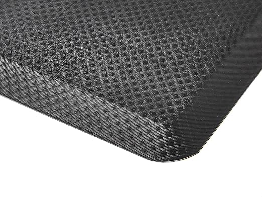Amazon Basics 3/4" Rectangular Durable Anti-Fatigue Ergo Comfort Standing Mat, 32x20, Black