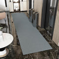 Ottomanson 2' x 46' Hallway Runner with Scraper Pile Extra Durable Non-Slip Rug Mat for Indoor & Outdoor Use - Ideal for Kitchen, Entryway, Patio & Garage - High-Traffic Carpet, Gray