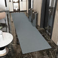Ottomanson 2' x 30' Hallway Runner with Scraper Pile Extra Durable Non-Slip Rug Mat for Indoor & Outdoor Use - Ideal for Kitchen, Entryway, Patio & Garage - High-Traffic Carpet, Gray