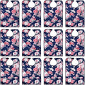 12 Pack Adult Bibs with Crumb Catcher - Waterproof and Reusable Clothing Protectors for Elderly, Seniors and Disabled
