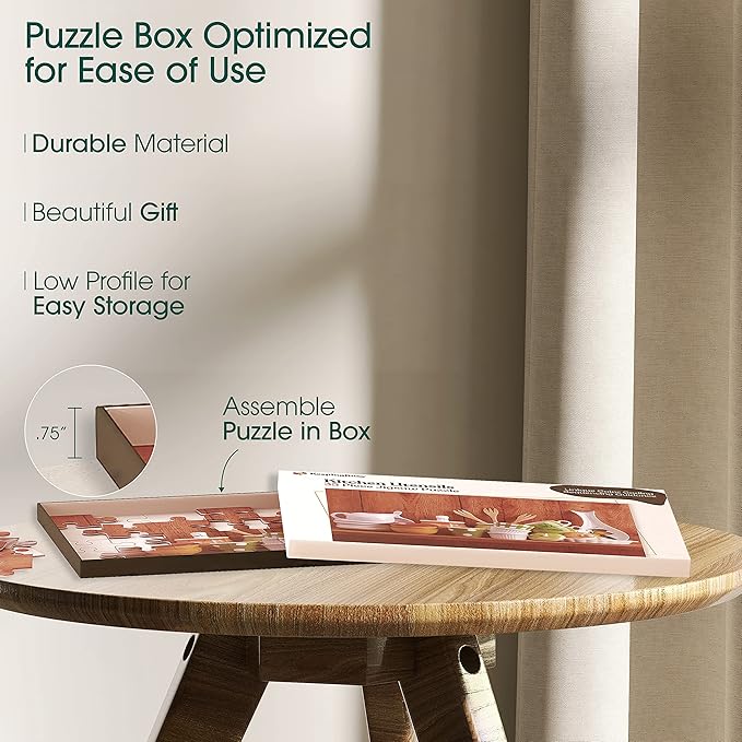 Keeping Busy 35 Piece Kitchen Dementia Puzzles for Seniors | Color Coded with Templates Easy Puzzles for Dementia Patients Gifts for Elderly Women in Nursing Home & Men Gift for Nursing Home Residents