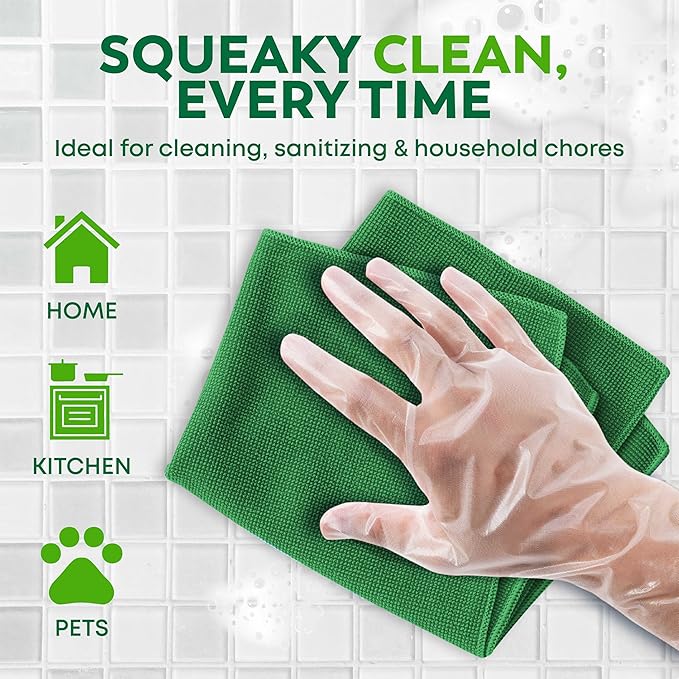 Keppi Disposable Gloves - BPA & Latex Free - Gloves Disposable Latex Free - For Food Handling - Food Safe - For Cooking