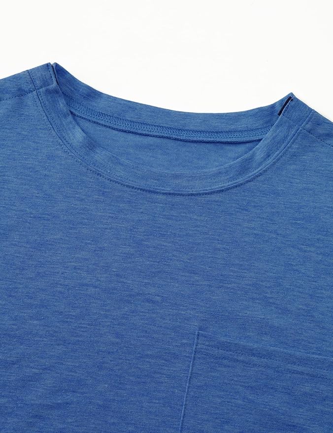 Men's Post Shoulder Surgery Recovery Shirts Tear Away Short Sleeve Full Open Side Snap Dialysis Chemo Clothing