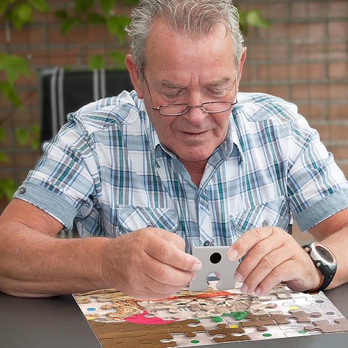 Keeping Busy 35 Piece Kittens Dementia Puzzles for Seniors | Color Coded with Templates Easy Puzzles for Dementia Patients Gifts for Elderly Women in Nursing Home & Men Gift for Nursing Home Residents