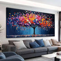Suconvng Canvas Art Wall Decor Abstract Tree Wall Art For Living Room Modern Abstract Wall Decor Prints Pictures Colorful Tree Of Life Wall Art Picture For Bedroom Hotel Home Artwork 24 X 48 Inch