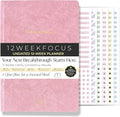 12 Week Focus Planner: High Performance Project Planner - Stay Focused and Achieve your Goals - Weekly and Daily Pages with Scientifically Proven Prompts - Undated, 7x10inch Pink Hardcover