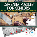 Keeping Busy Large Piece Puzzles for Seniors Travel 35 Piece Puzzles for Dementia Patients | Color Coded Templates Dementia Activities for Seniors Alzheimers Products for Elderly Alzheimers Activities