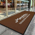 ALLEVI Custom Door Mat Commercial Grade Area Rugs Entryway Carpets Personalized Logo Text 8.8'X 3' 6MM Thick Welcome Indoor Outdoor Floor Mat for Office Home Kitchen Garden