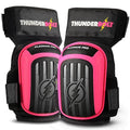 Thunderbolt Knee Pads for Men Construction Knee Pads for Work for Men and Women with Double Gel for Gardening Flooring Roofing Heavy Duty with Extra Thick Foam and Strong Adjustable Non-Slip Straps