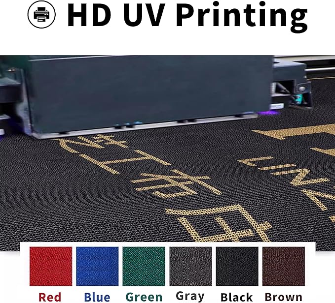 Custom Rug Personalized Commercial Floor Mat Any Size Color Logo Shape Pattern Entryway Welcome Non-Slip Rug Indoor and Outdoor Washable Entrance Mat Durable Wear Resistance