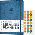 Clever Fox Meal Planner PRO – Weekly Meal Prep Journal with Grocery List & Weigh Loss Tracker – Diet, Fitness & Welness Log Book – Nutrition Diary Notebook – Lasts 12 Months, 7x10” (Mystic Blue)