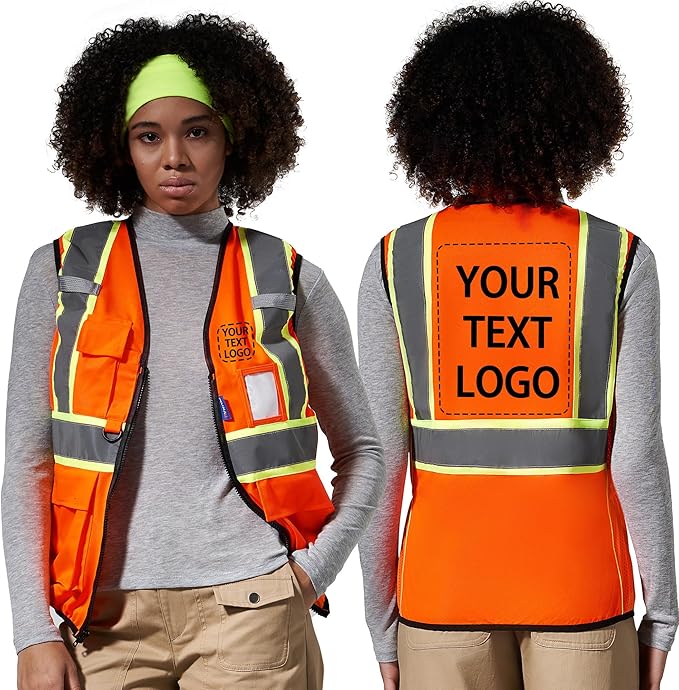 AYKRM 11 color Ladies High Vis Reflective Safety Vest for Women