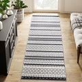 jinchan Moroccan Runner Rug 2x6 for Hallway - Geometric Honeycomb Modern Geometric Machine Washable Soft Ultra-Thin Non-Slip Carpet for Kitchen Bedroom Laundry Room (2x6ft, Black)