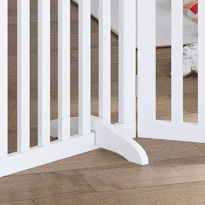 PAWLAND Support Feet for 360 Degree Configurable Dog gate Gate Collection (White)