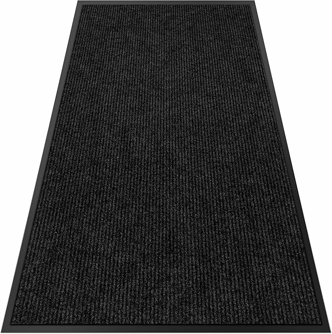 Custom Size Extra Large Front Door Mat, 4FT x 17FT Indoor Outdoor Entrance Commercial Floor Mat, Heavy Duty Dirt Trapper Doormat for Entryway Welcome Mat, Low Profile, Non-Slip, Waterproof