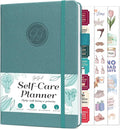 GoGirl Self-care Journal – Daily Mental Health Notebook with Mood & Wellness Trackers – Personal Development, Meditation & Reflection Journal for Women – Hardcover, Lasts 3 Months (Aquamarine)
