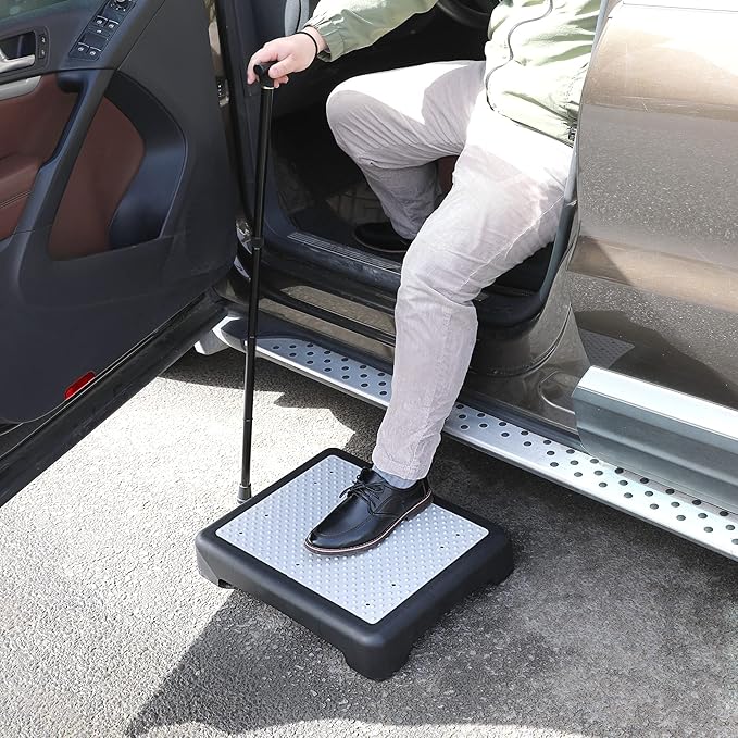 Platform Safety Step - Non-Slip Indoor and Outdoor Large Size Mobility Stool, Portable Riser, Anti-Fall Safety Platform for The Elderly, High Rise Stairs