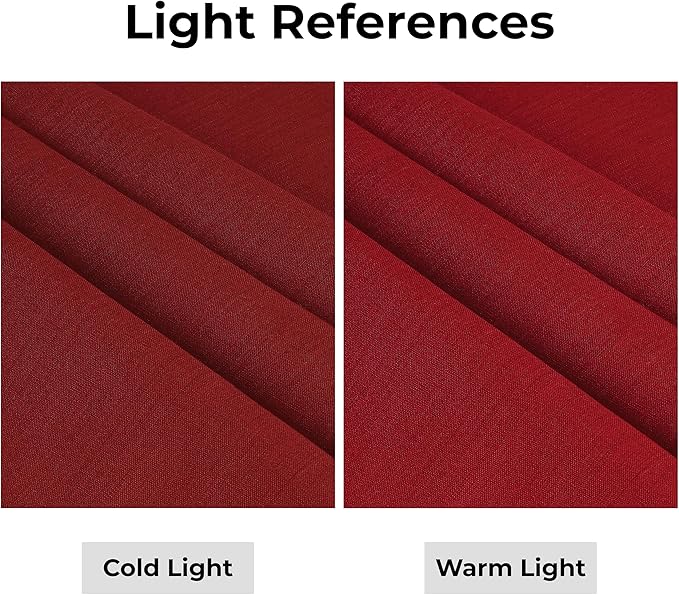 D'Moksha Homes Linen Red Table Runner 48 Inches - Classic Hemstitch, 100% Pure Linen Coffee Table Runner 14 x 48 Inch Ideal for Dresser Tables, Valentines, Spring