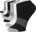 Tipi Toe Women’s 6-Pack Athletic Cushioned Running Ankle Socks – Soft, Breathable Fabric with Arch Support for Comfort