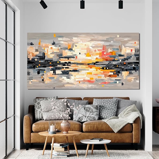 Canvas Wall Art Decor Abstract Wall Art for Living Room Abstract Canvas Art Wall Decor Modern Colorful Wall Art Prints Wall Art Pictures Artwork for Walls Bedroom Office Home Decor Aesthetic 20"X40"