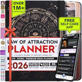 Deluxe 2026 Planner Weekly and Monthly | Law of Attraction Planner with Productivity App | 12-Month for Productivity, Gratitude & Goal Setting | Includes Foldable Vision Board, Gift Box & Stickers