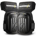 Thunderbolt Knee Pads for Men Construction Knee Pads for Work for Men and Women with Double Gel for Gardening Flooring Roofing Heavy Duty with Extra Thick Foam and Strong Adjustable Non-Slip Straps
