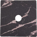 Enkosi Loofah Shower Mat with Drain Hole – Cushioned Anti-Slip Square Bath Mat for Showers, Wet Bathroom Floors – Textured PVC, Secure Non Slip Safety Pad for Walk-in Stalls (27x27 Marble Black)
