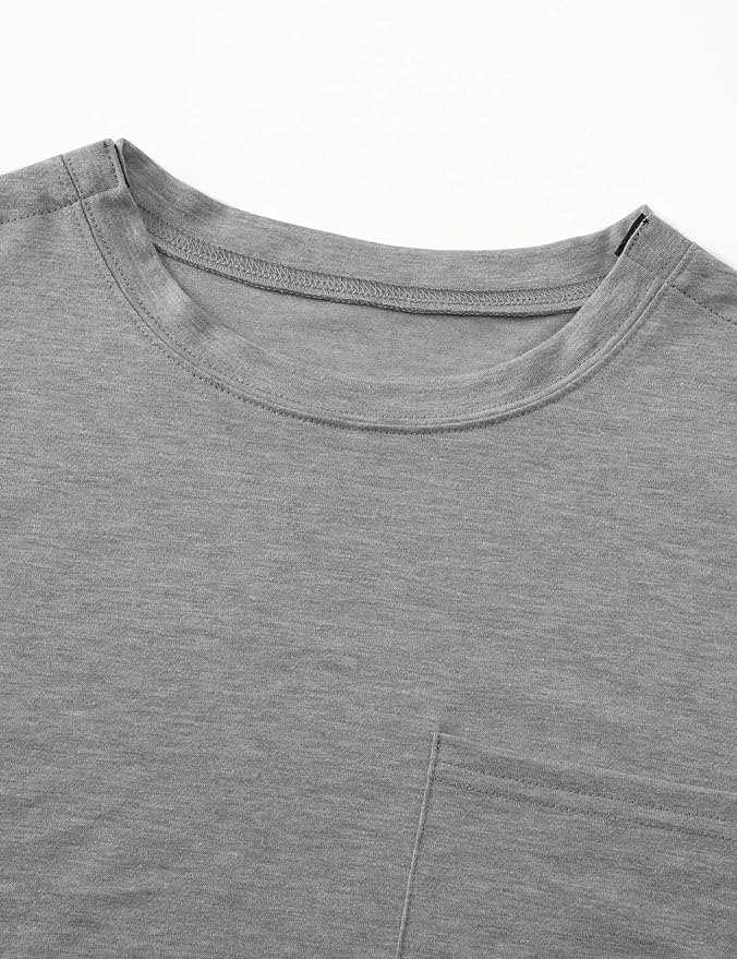 Men's Post Shoulder Surgery Recovery Shirts Tear Away Short Sleeve Full Open Side Snap Dialysis Chemo Clothing