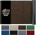 GORILLA GRIP Waterproof Traffic Guard Door Mat, 35x23, Heavy Duty Entryway Mats, Strong Rubber Back Commercial Utility Rugs for Office Hallway, Garage Floor and Home, Low Profile Carpet Runner, Brown