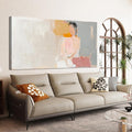 Abstract Canvas Wall Art Decor Artwork for Walls Large Wall Art Pictures for Living Room Abstract Canvas Art Wall Decor Pink Wall Art Prints Mystical Women Art Work for Home Office Decor 20"x40"