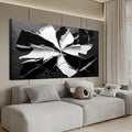 Abstract Wall Art Decoration Modern Wall Art Pictures for Living Room Abstract Canvas Art Wall Decor Minimalist Black and White Wall Art Prints Flowers Artwork for Walls Office Home Decor 20"X40"