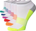Tipi Toe Women’s 6-Pack Athletic Cushioned Running Ankle Socks – Soft, Breathable Fabric with Arch Support for Comfort