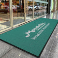 ALLEVI Custom Door Mat Commercial Grade Area Rugs Entryway Carpets Personalized Logo Text 8'X 5' 6MM Thick Welcome Indoor Outdoor Floor Mat for Office Home Kitchen Garden