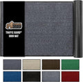 GORILLA GRIP Waterproof Traffic Guard Door Mat, 70x24, Heavy Duty Entryway Mats, Strong Rubber Back Commercial Rugs for Office Hallway, Garage Floor and Home, Low Profile Carpet Runner, Charcoal Gray