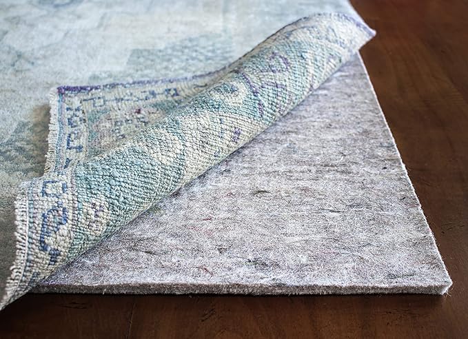 RUGPADUSA - Dual Surface - 2'6" x 7' - 3/8" Thick - Felt + Rubber - Enhanced Non-Slip Rug Pad - Adds Comfort and Protection - for Hard Surface Floors