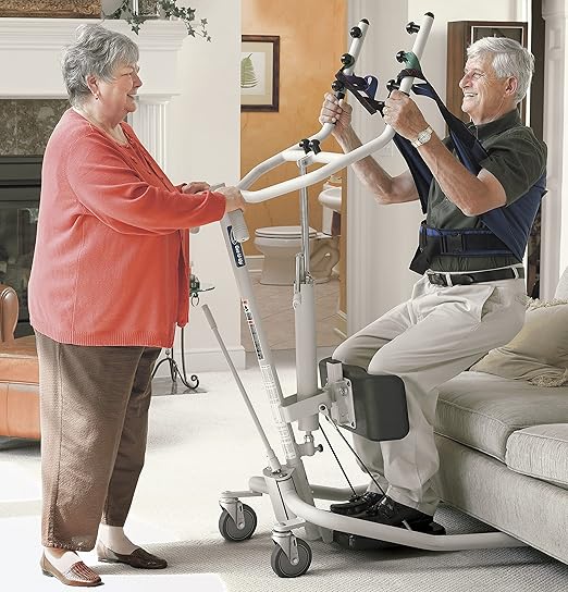 Invacare GHS350 - Get-U-Up - Sit to Stand Patient Lift with R130 Standing Sling