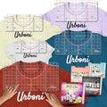 (5 Sizes) Tshirt Ruler Guide for Vinyl Alignment – T Shirt Measurement Tool, Center Placement Guide for Heat Press, Shirt Ruler, Left Chest Logo, DTF, HTV, Sublimation, Shirt Alignment Tool
