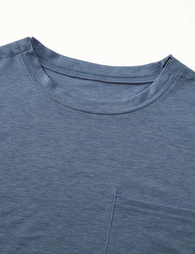 Men's Post Shoulder Surgery Recovery Shirts Tear Away Short Sleeve Full Open Side Snap Dialysis Chemo Clothing