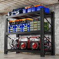 51.2" W Metal Garage Storage Shelves,Heavy Duty Adjustable Steel Organization Shelving,Utility Rack Shelf,47.2" H x 51.2" W x 23.6" D for Basement,Warehouse,Industrial